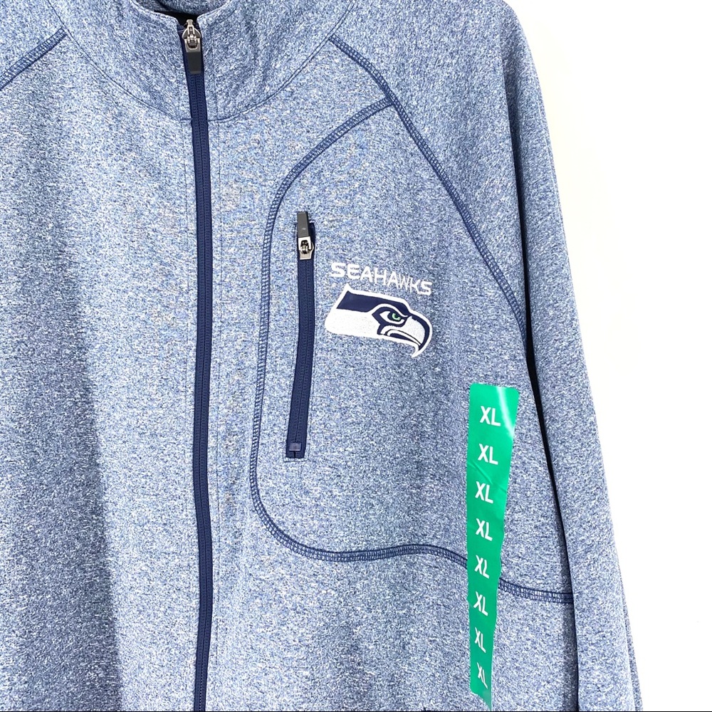 NFL Men's Seahawks Space Dyed Full Zip Jacket - Picture 2 of 4